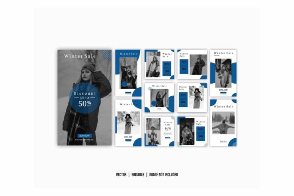Download Color Blue and Black Post Template - Black post Collection