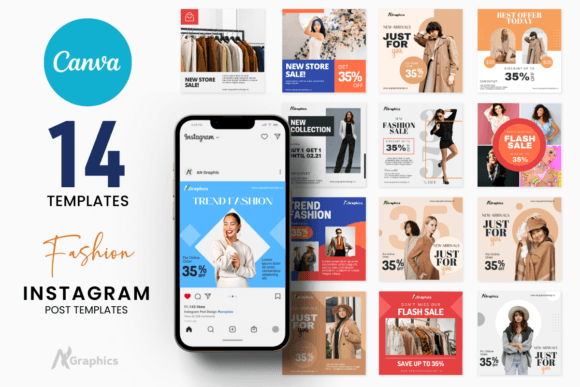 Download 14 New Fashion Instagram Post Templates - Fashion instagram post Collection