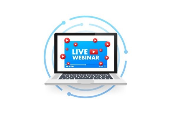 Download Live Webinar Button, Icon. Vector Stock - Premium Bundle