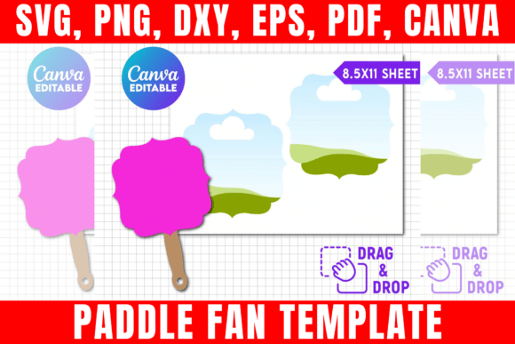 Download Paddle Fan Template, Canva Editable - Fan template Collection
