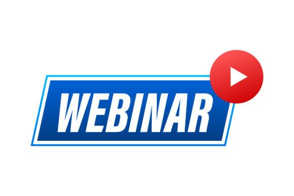 Download Webinar Icon, Flat Design Style with Blu - Webinar Collection
