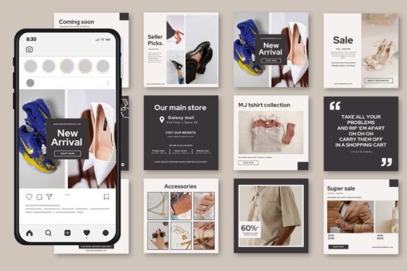 Download Clothing Fashion Instagram Post Template - Fashion instagram post Collection