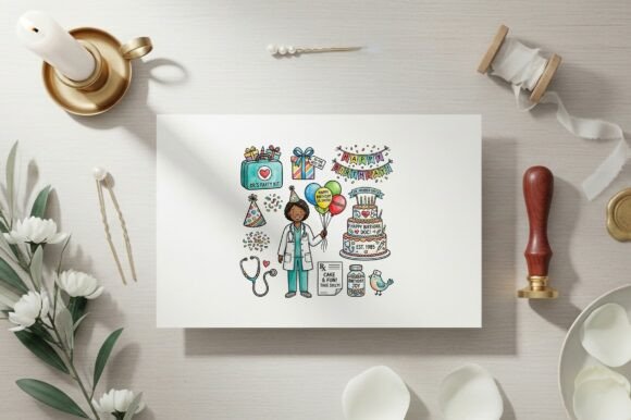 Download Doctor Themed Birthday Party Kit Design - Birthday Collection