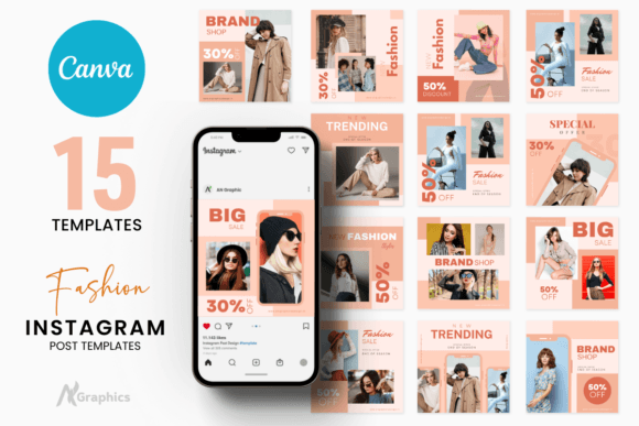 Download 15 Light Fashion Instagram Post Template - Fashion instagram post Collection