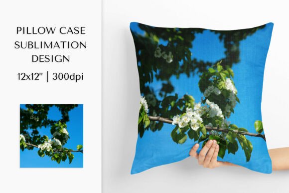 Download Blooming Apple Tree Pillow Case Design - Case design Collection