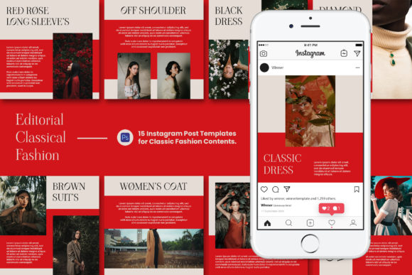 Download Editorial Fashion Instagram Post - Fashion instagram post Collection