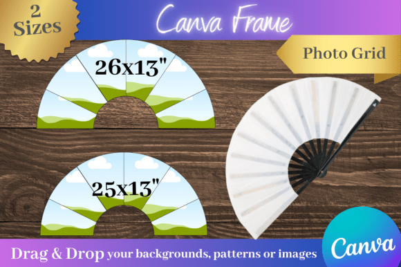 Download Canva Clack Fan Template - Photo Grid - Fan template Collection